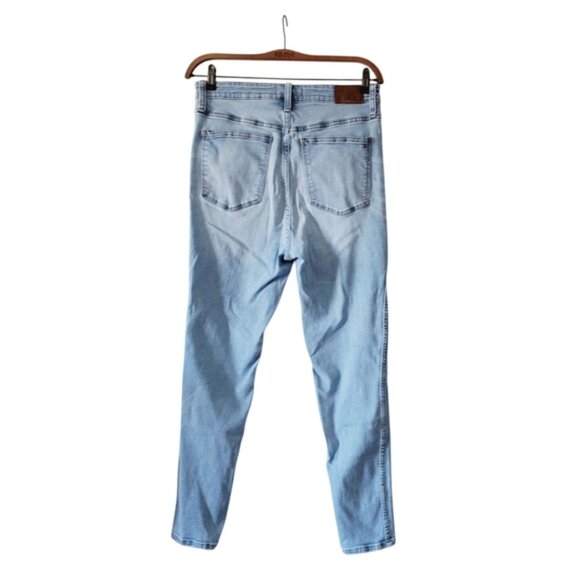 Madewell Curvy Roadtripper High Rise Lightwash Stretch Skinny Jeans 29 - Picture 3 of 9